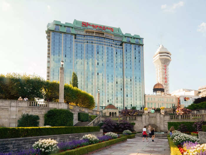 The Sheraton Fallsview is a popular hotel that faces Niagara Falls on the Canadian side, making it an exceptional place to stay if you want to enjoy front-row views at every turn.