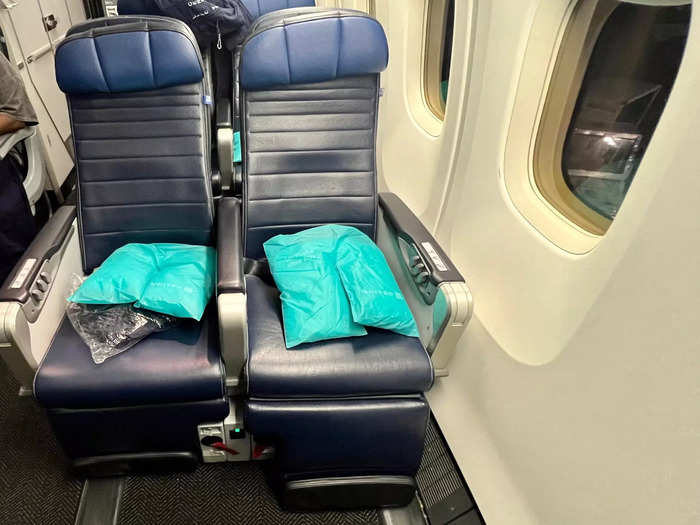Moreover, some aircraft instead have reserved rows of seats in economy or business that flight attendants can use to sleep, like on United