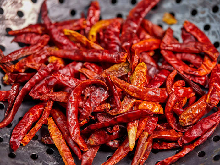 Roast and mix in some chiles.