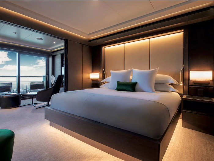 The staterooms will be just as glamorous as Ritz-Carlton