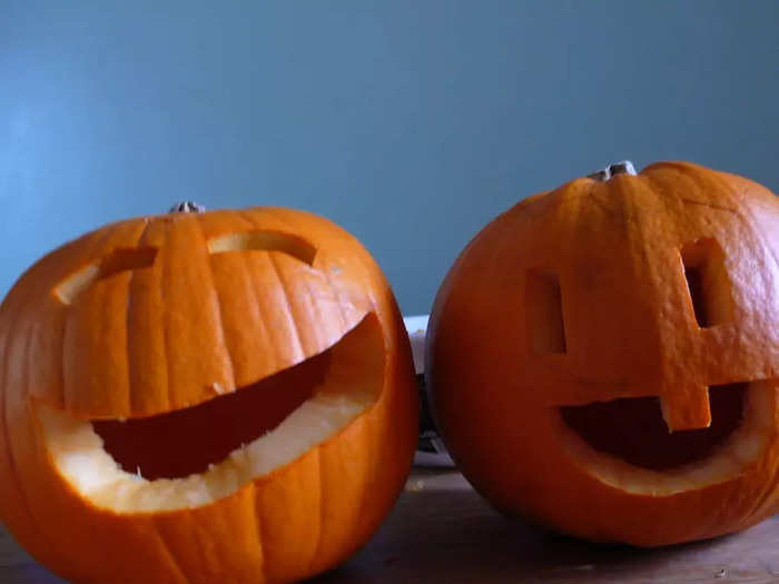 Pumpkin carving is a lot harder than it looks.