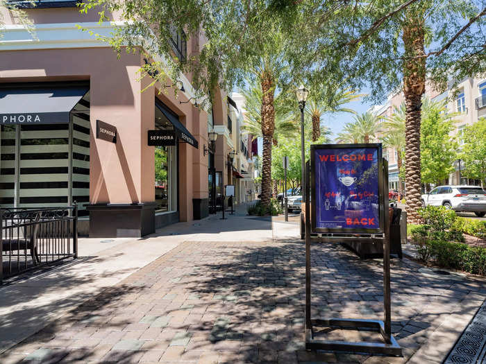 For less-crowded shopping, I go to the District Green Valley Ranch mall.