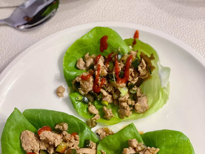 Chicken lettuce cups