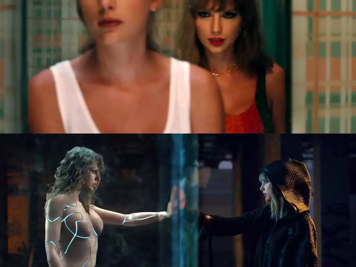 Swift has explored this dichotomy before, most notably in the music video for "...Ready For It?"