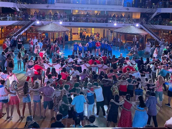 While her cruise set sail at partial capacity in July 2021, Monica Humphries agreed that the crowds on Carnival Vista took away from her ability to relax.