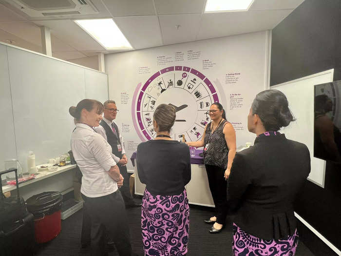 While new hires go through the facility, current flight attendants will also visit for annual recurrent training to keep their certificates up to date.