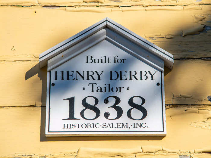 The house was built in 1838. It was named after the original owner, Henry Derby, who worked as a tailor in Salem. The house received a plaque from the Historic Salem organization for being a historical building in town.