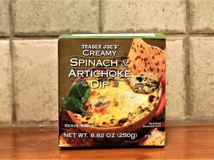 The spinach-artichoke dip won "favorite appetizer" in Trader Joe