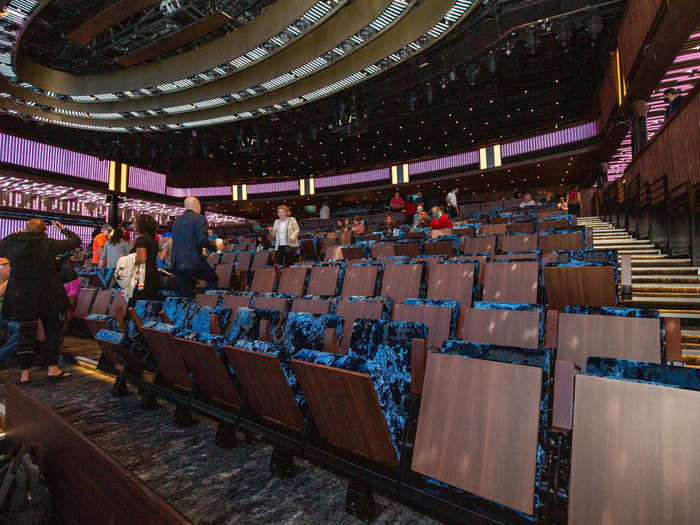 Nighttime shows are a staple cruise ship entertainment offering.