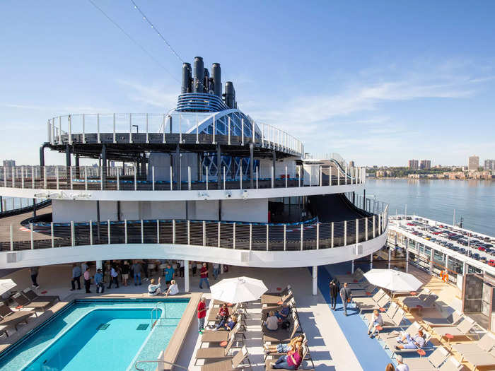 But the exceptional food, fun activities, and plethora of outdoor lounges could make this cruise worth the price, especially if you plan on traveling to a warm weathered destination.