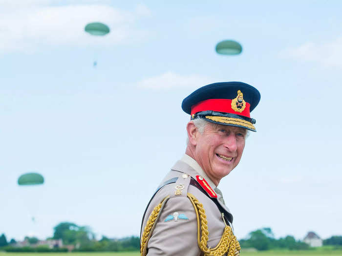 Hussein joined Charles on a visit to France in 2014, where he photographed the then-prince during D-Day commemorations.