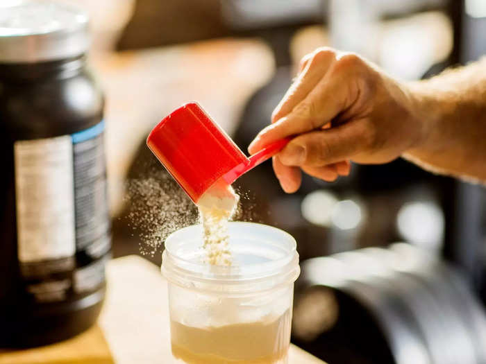 Overdoing it on protein supplements might derail your diet.