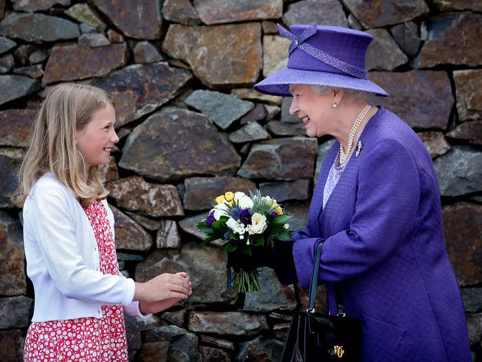 Members of the royal family seem to love kids.