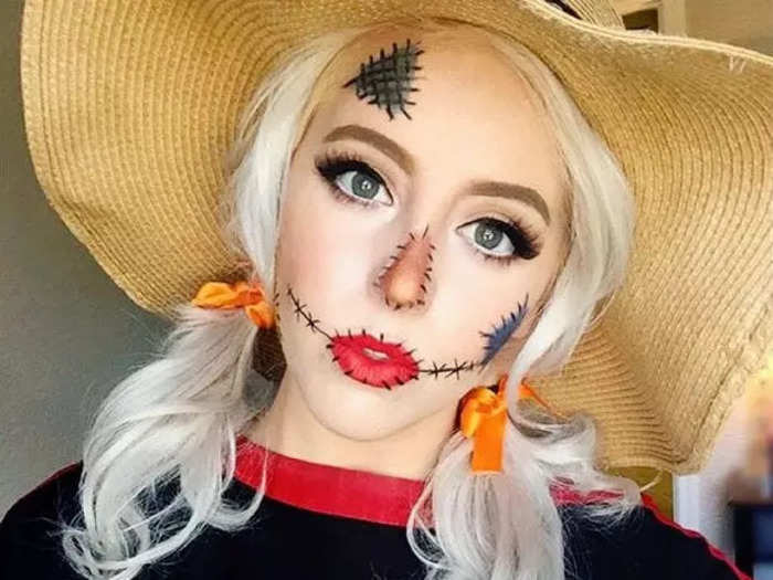 Throw on some scarecrow makeup and get on with your day.