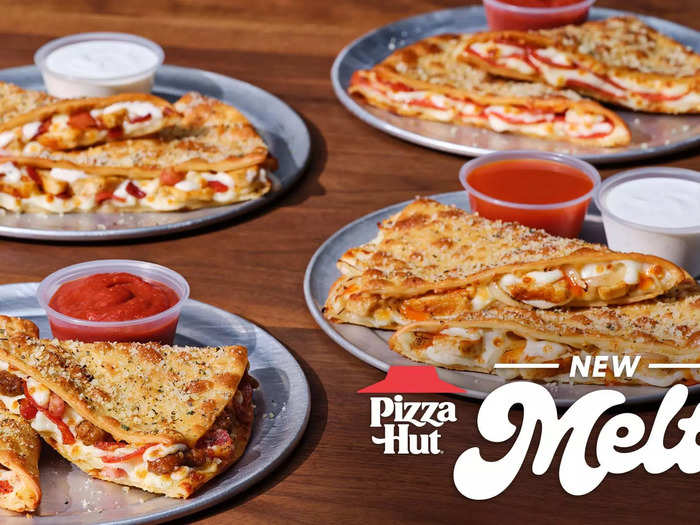 The Melts, Graves says, are one way Pizza Hut is leaning into "newstalgia."