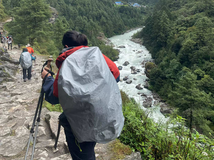 Having waterproof gear gave me peace of mind when it rained.