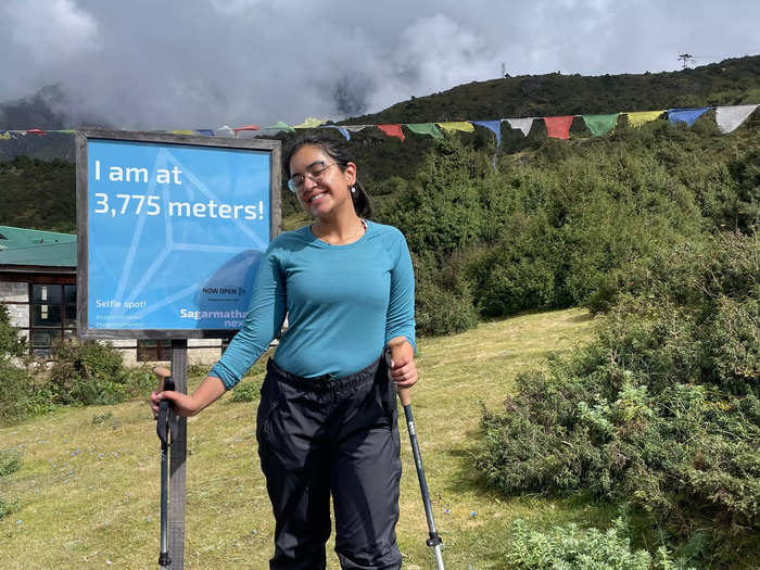 Merino wool tops were my staple base layer for each day of trekking.