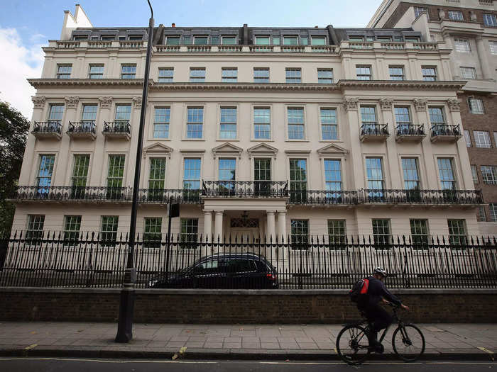 2-8 Rutland Gate is the most expensive property in London. It went on sale in October for £200 million, or $221 million, according to The Guardian.