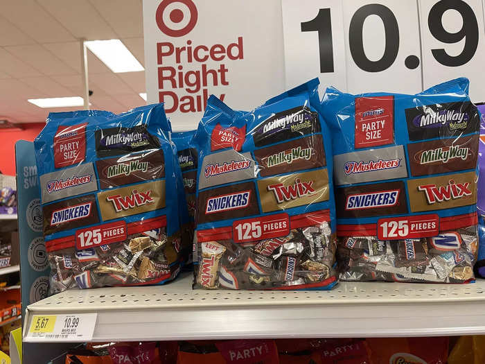 Target also sold a 125-piece variety pack for $10.99.