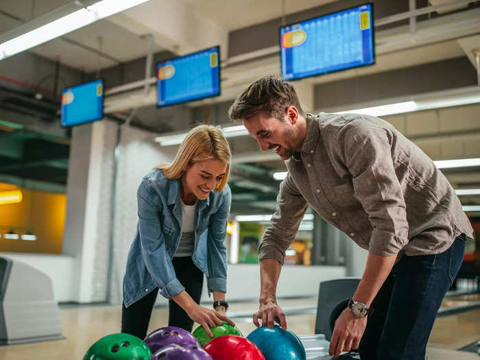 Bowling is a tried and true date option.