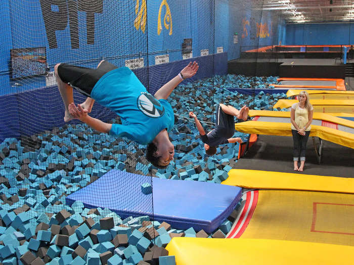 You might be surprised by how much fun you have at a trampoline park.