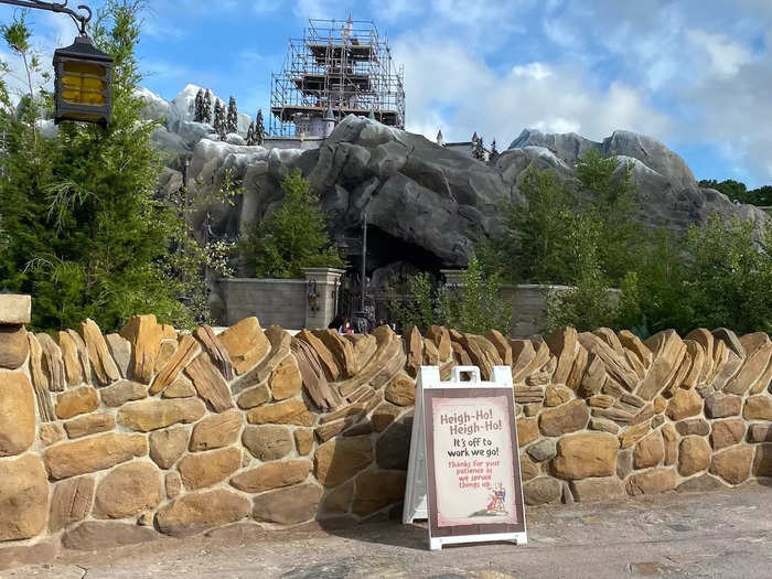 Some parkgoers may be disappointed when they find sections of Magic Kingdom under construction during their visit, like when I tried to visit Fantasyland in 2021.