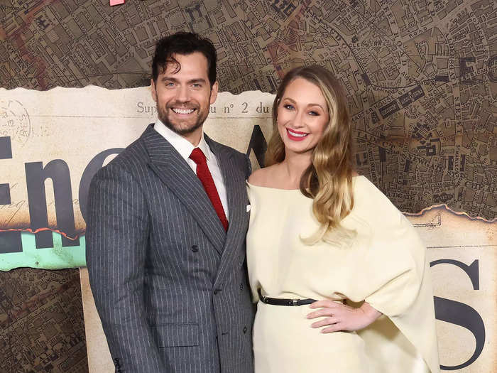 Henry Cavill and girlfriend Natalie Viscuso posed together on the red carpet for the first time.