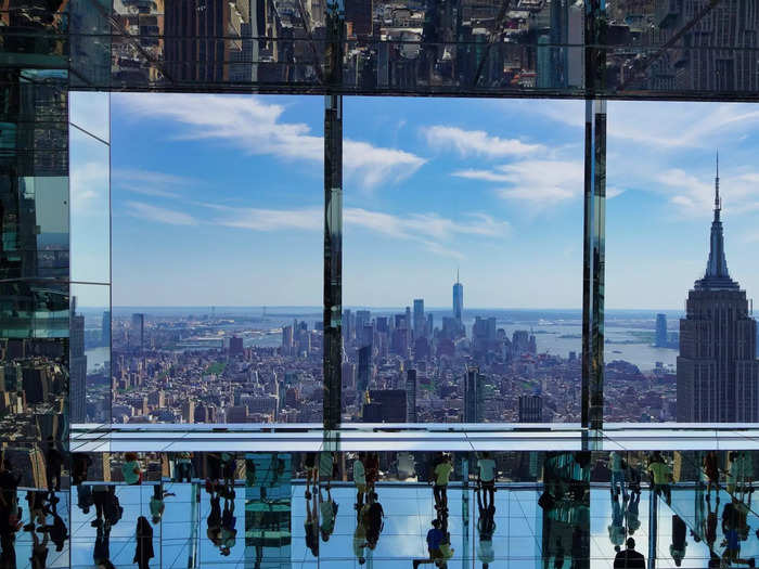 Atop One Vanderbilt is an observation deck, called the Summit, which has hosted 1.4 million visitors since it opened in October 2021, according to SL Green. Tickets cost from $59.