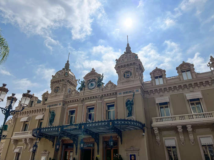 Another place for exclusive luxury is the Casino de Monte Carlo, which to me was just as grand as I thought it would be.