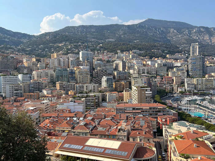 As I arrived into the city of Monte Carlo in Monaco, where I