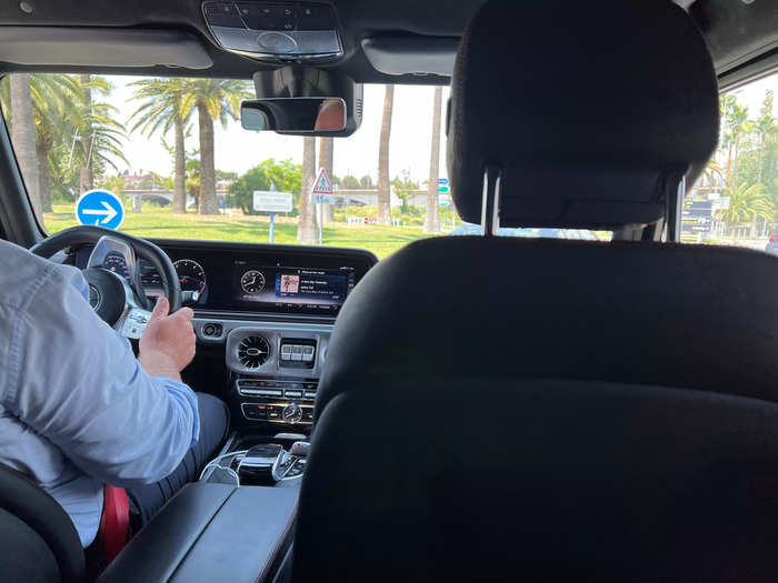 From Nice Airport, it was only a short drive to Monaco. I booked a standard car service and was surprised to be picked up in a luxury Mercedes Benz.