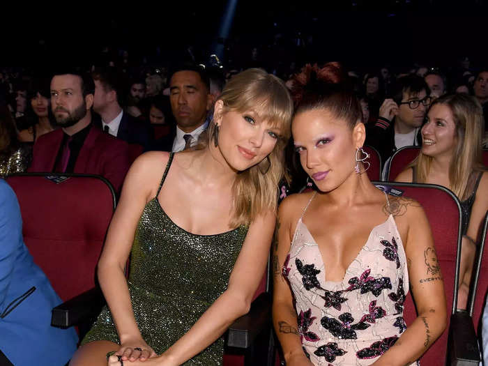 Swift and her friend Halsey then looked glamorous together at the 2019 American Music Awards.