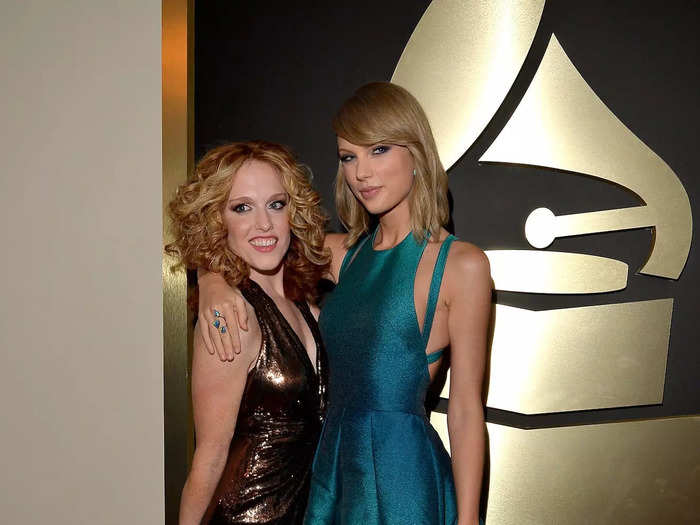 In February 2015, Swift brought her childhood best friend Abigail Anderson Berard to the Grammys — and they both looked stunning.