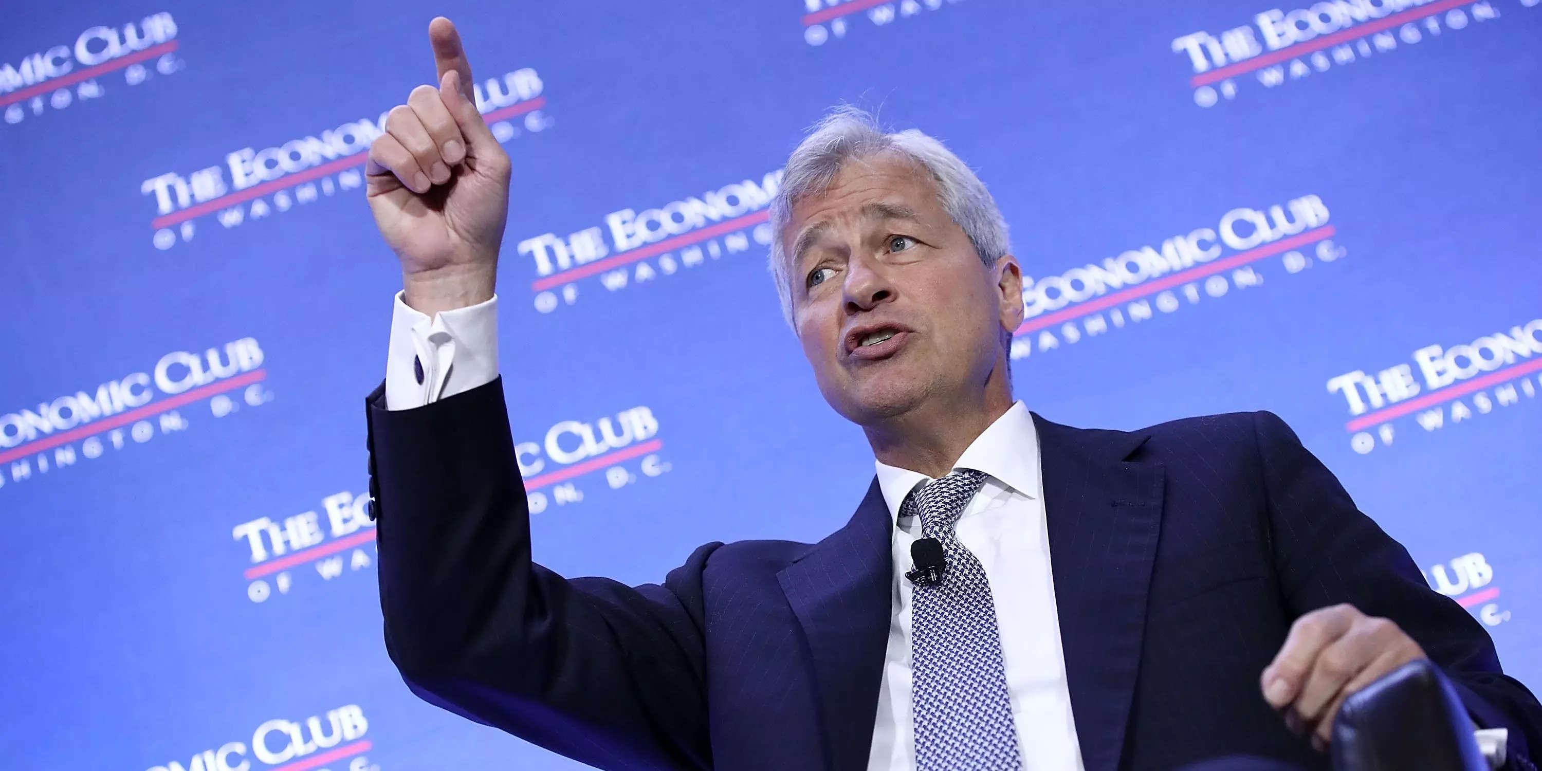 Jamie Dimon, Chairman and CEO of JPMorgan Chase & Co., speaks at the Economic Club of Washington September 12, 2016 in Washington, DC. Dimon joined a discussion on the state of U.S., global and regional economies.