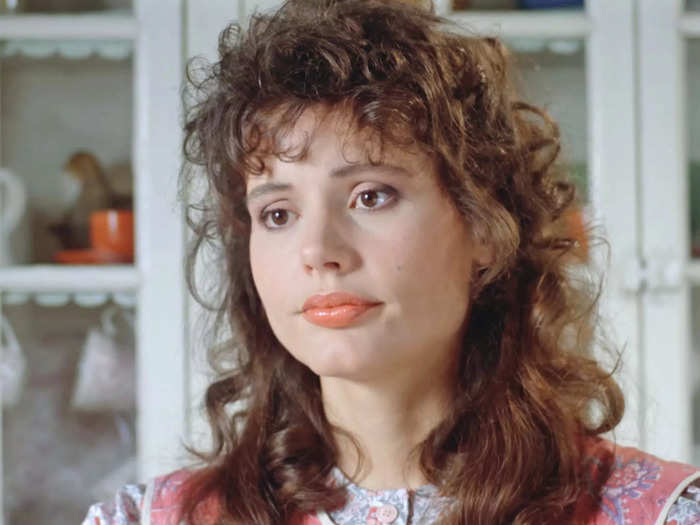 Geena Davis starred as Barbara, Adam