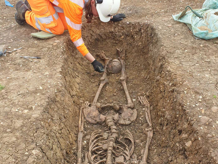 40 beheaded Romans were found buried with their head between their legs