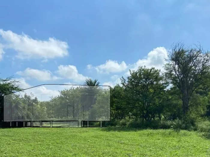 Invisible Farmhouse in a Mango Orchard — India