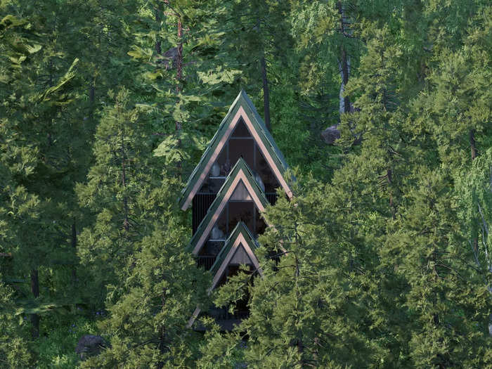 Il Pino, the Pine-Shaped Cabin in the Alps — Italy