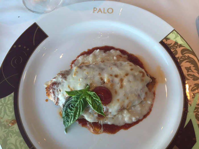 The chicken Parmesan from Palo is a must-get for me.