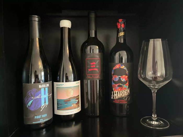 Our wines included: CJ McCollum