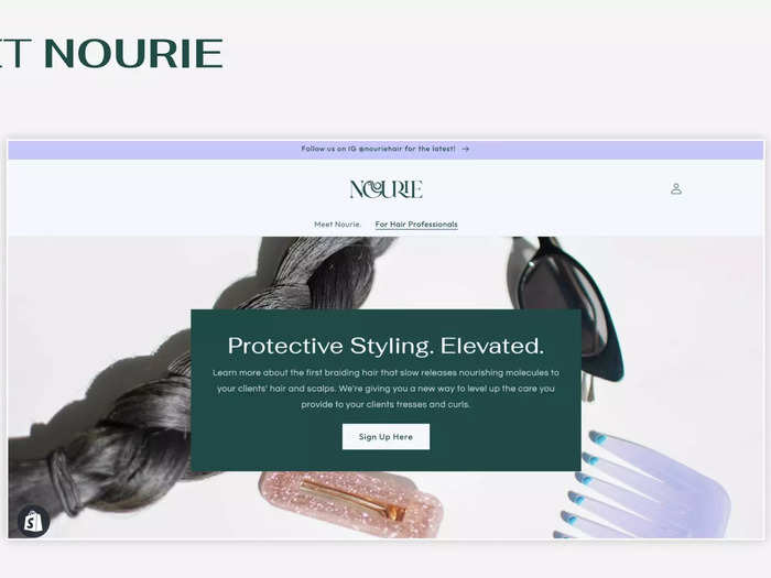 The direct-to-consumer website is displayed.