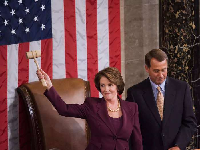 2007: Nancy became Speaker of the House.