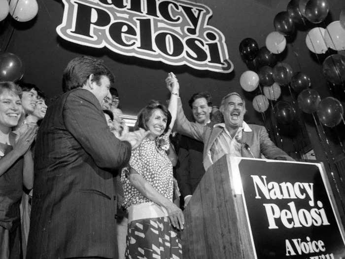 1987: Nancy ran for Congress and was elected to represent California