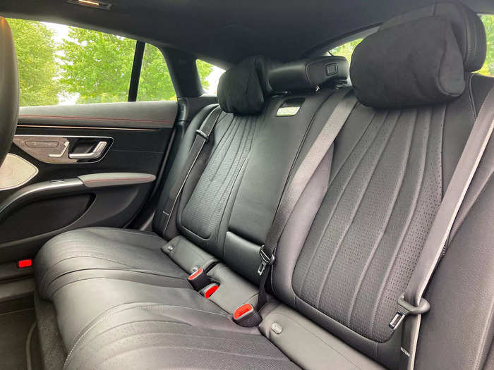 The back seats have plenty of legroom and headroom. Plus the "Executive Rear Seating Package" on my test car added a ton of extra goodies.