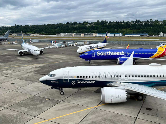 …and the Boeing 737 MAX families. These aircraft are starting to see more long-haul travel, particularly across the Atlantic.