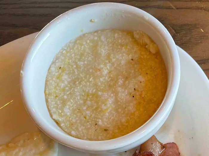 I was pleasantly surprised by the grits.