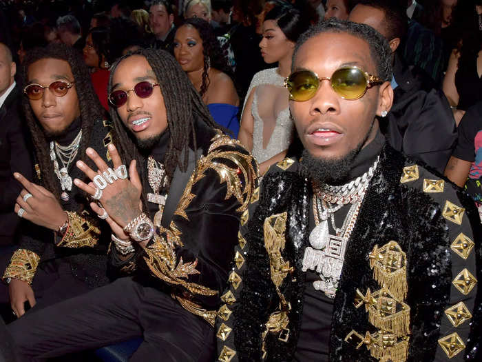 The group attended the 2018 Grammy Awards after being nominated for both Best Rap Album for "Culture" and "Best Rap Performance" for "Bad and Boujee."