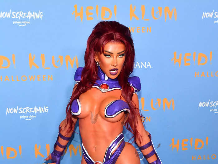 Nikita Dragun put a daring twist on a classic "Teen Titans" costume.