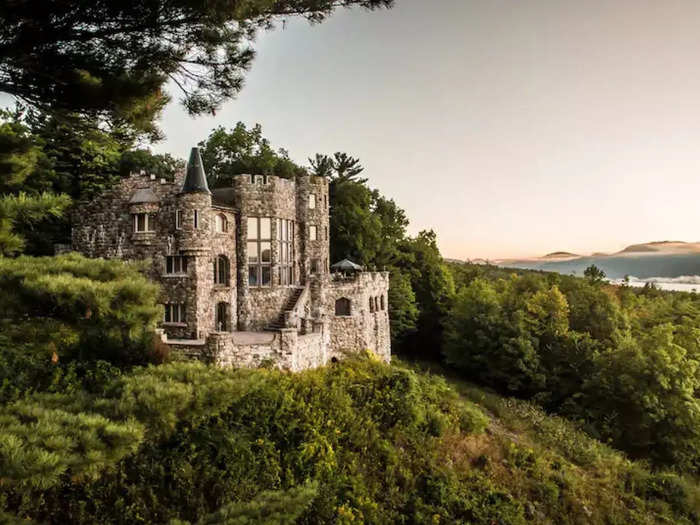 The Highlands Castle overlooking Lake George in New York will set you back $8,295 per night.