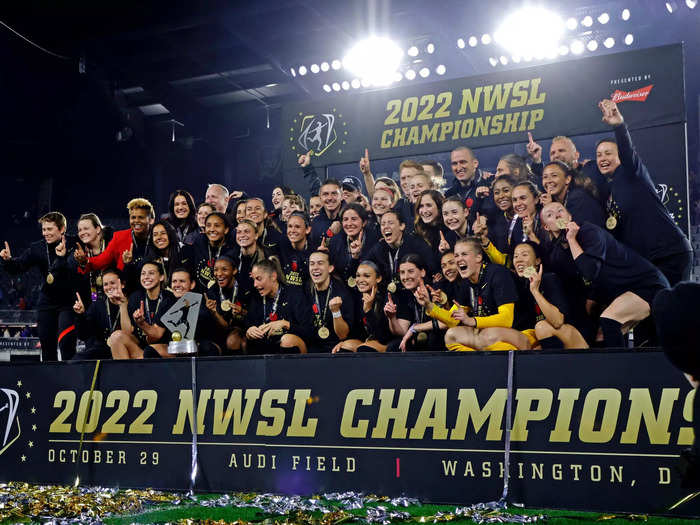 The Portland Thorns are the 2022 NWSL Champions.